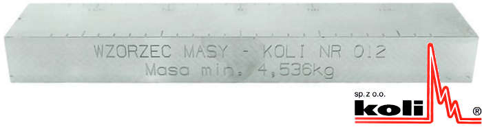Wzorzec masy badania magnetyczno - proszkowe